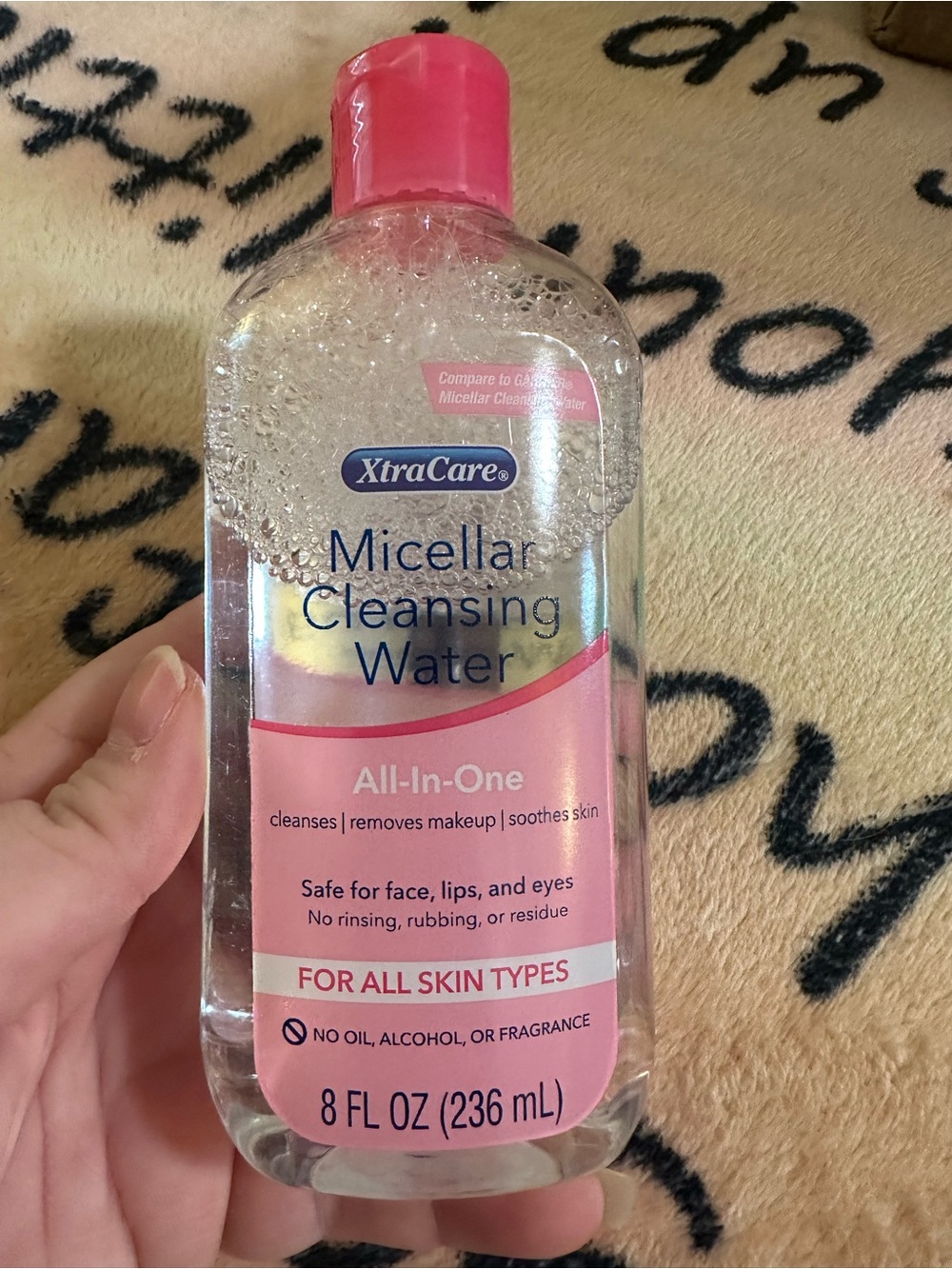 Micellar Cleansing Water - Pink - 8 fl oz